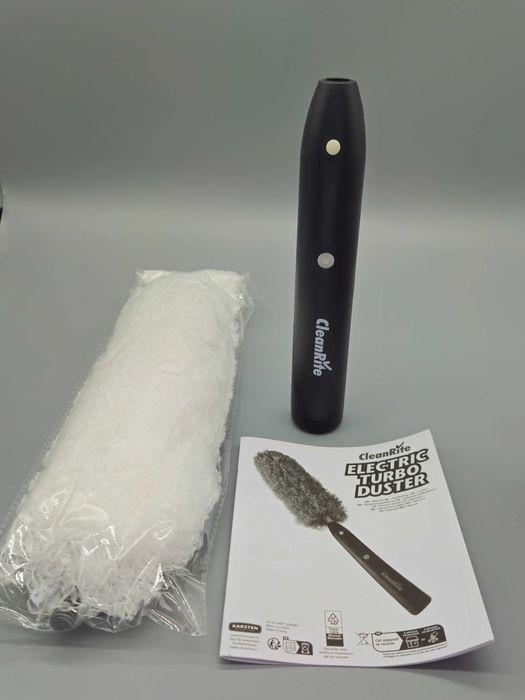 Електрически въртящ се прахоуловител,микрофибър,360 градуса, с батерии