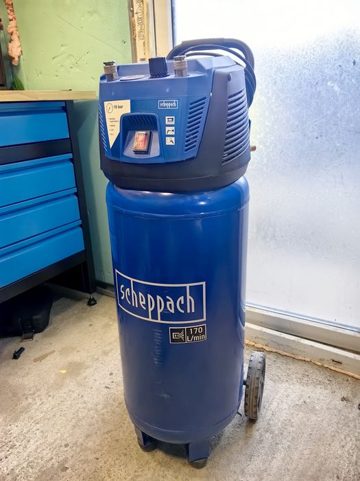 Компресор 10 бара, 50 л Scheppach HC52