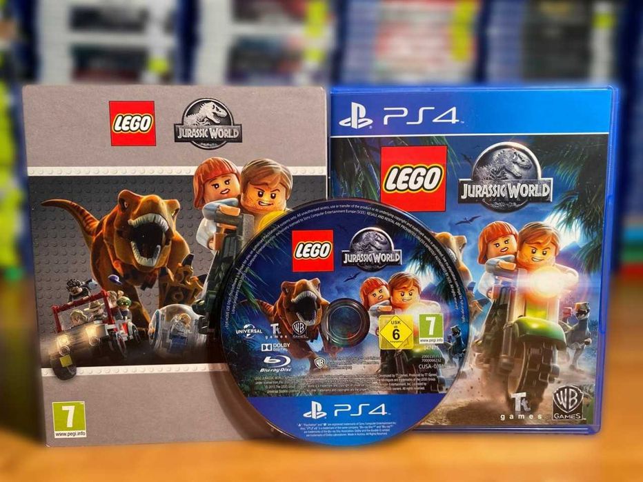 ЛЕГО Мир Юрского Периода Пс4 На Двоих/ LEGO Jurassic World PS4/PS5