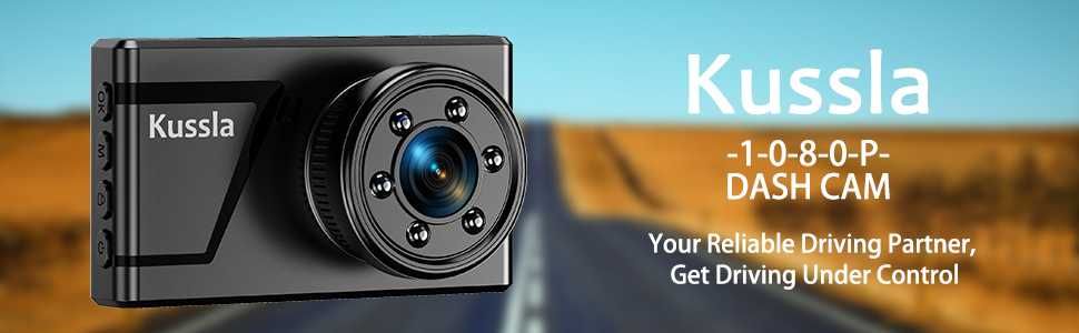 Видео регистратор - Dash Cam Kussla с 2GB SD карта подарък