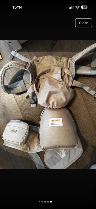 Baoneo marsupiu ergonomic cu scaunel