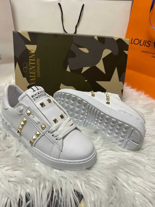 Valentino Rockstud Rockstud FULL WHITE 36 la 44 Verificare Colet