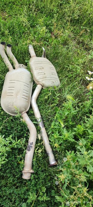 Мерс 124 выхлоп оригенал