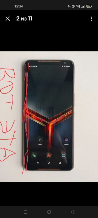 Игровой смартфон с дефектом