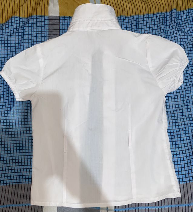 Детская школьная рубашка для девочек на рост 110