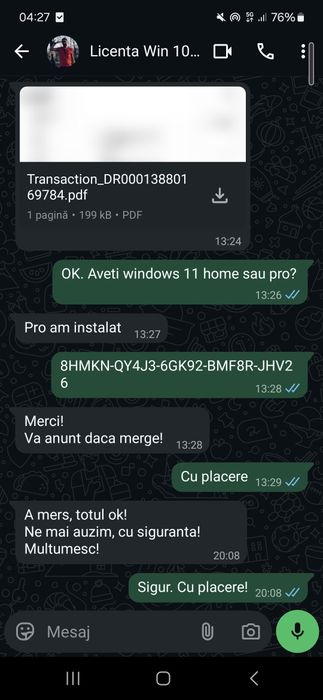 Licenta Windows 10 / 11 Pro Retail + Office 2021 / 2019 / 2016 / 2013