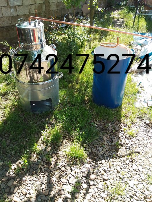 Cazan,pt Tuica din Inox,120 de litri+Accesorii