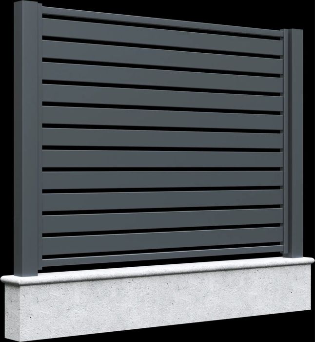 Garduri si porti din sipca metalica, panouri stil jaluzele, tabla cutata, plasa bordurata, fier forjat, BCA si beton si alte modele disponibile