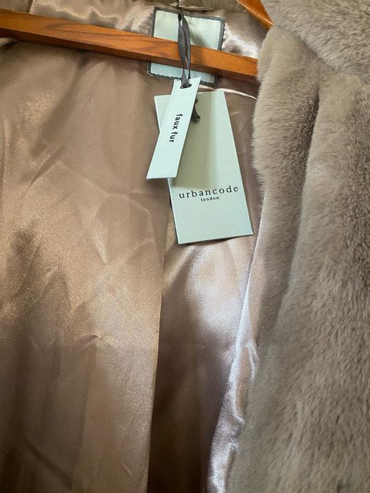 Пухено палто дамско