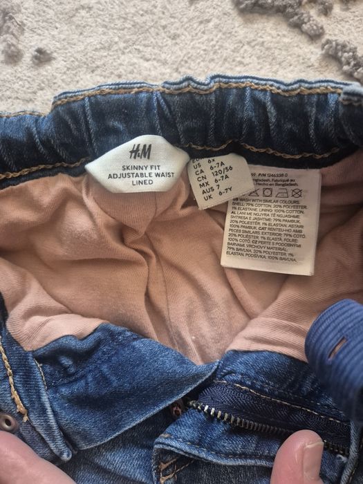Blugi vatuiti bumbac stare perfecta 122cm h&m