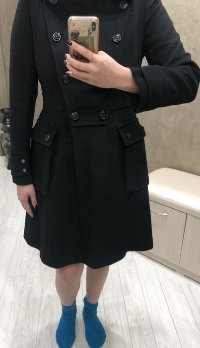 Пальто Karen Millen original черное, 80% wool