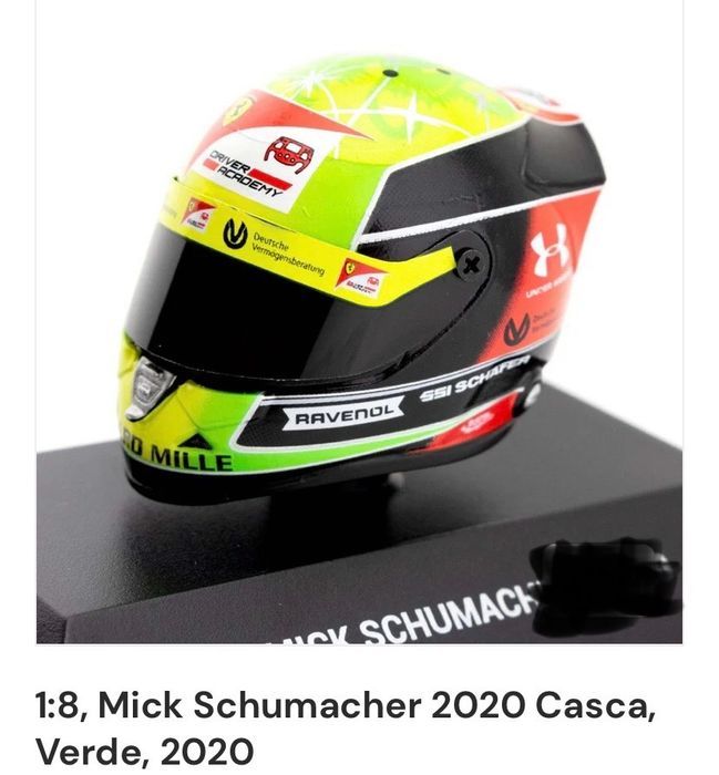 Cască moto mini MICK SCHUMACHER an 2020 #20 formula 2