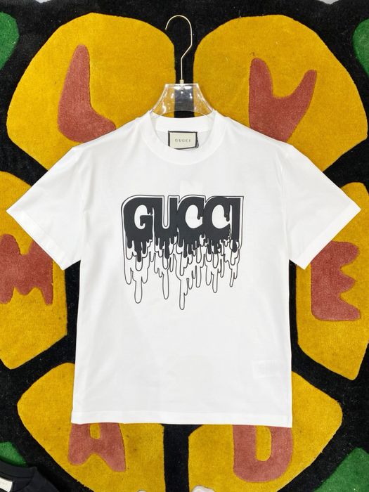 Tricou Gucci Dripp Alb si  Negru !