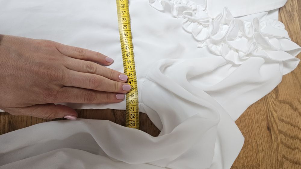 Нова бяла риза  Amelie с декорации