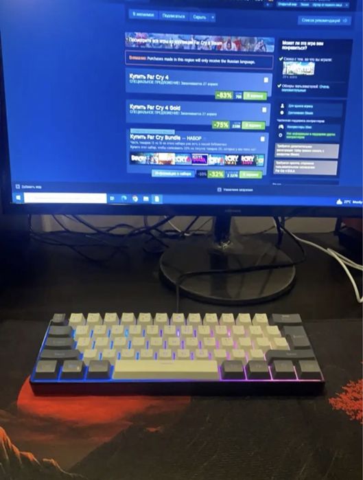 RGB геймърска клавиатура