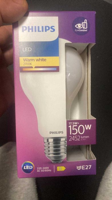 Bec LED Philips E27 17.5W (150w) 2452lm A67 lumina calda