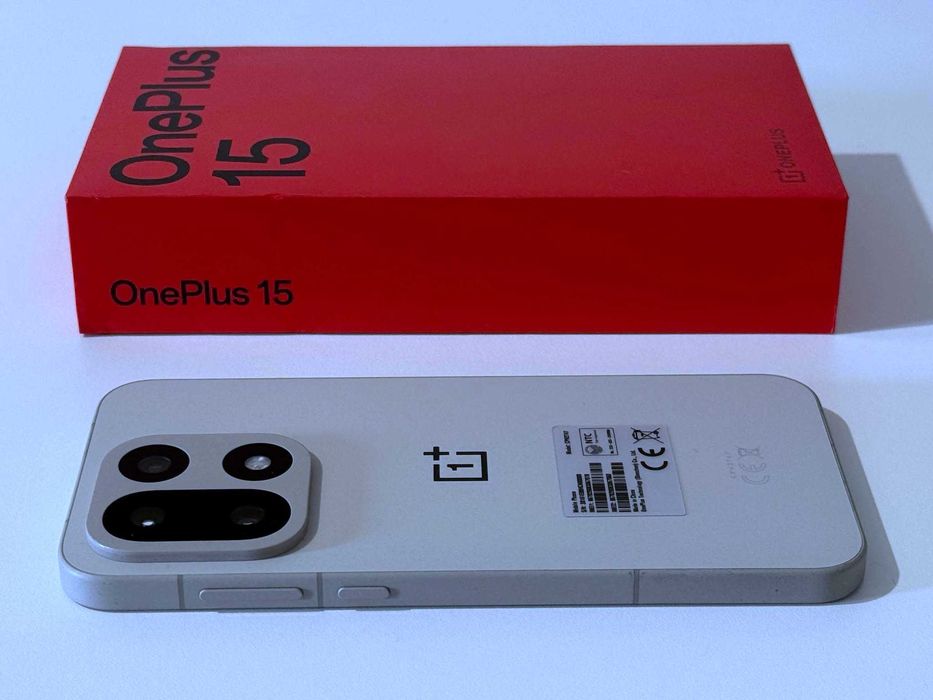 Бартер! 19м.Гаранция! OnePlus 15 512/16GB Sand Storm (Бял) 100% Батерия! Глобален.