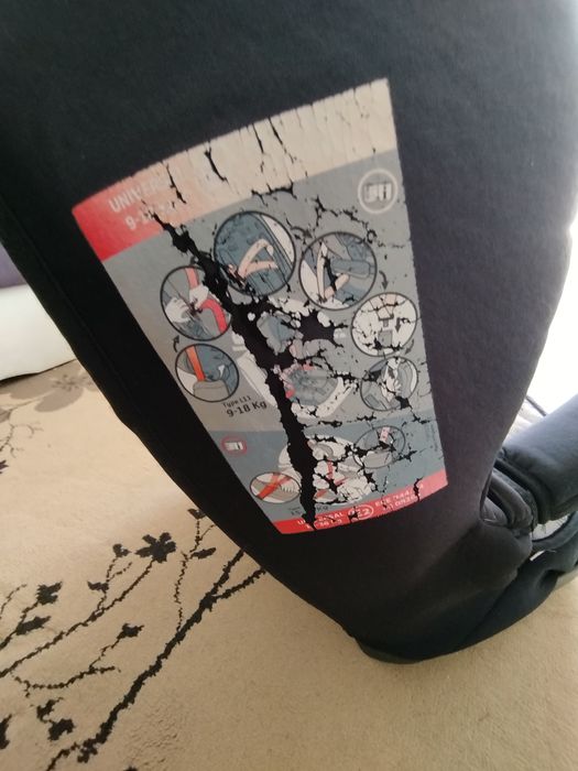 Scaun auto fără prindere isofix