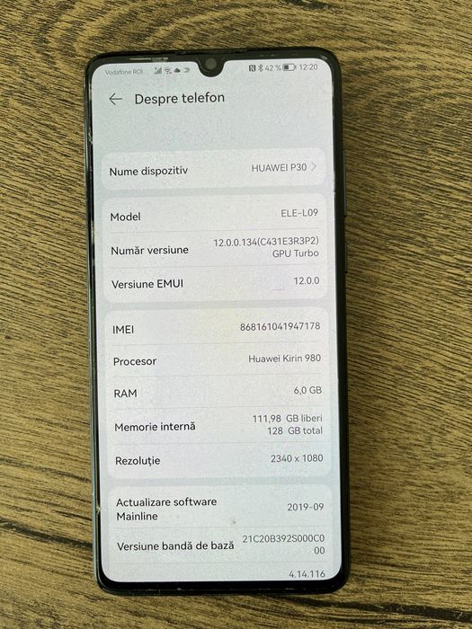 Huawei P30 ELE-L29