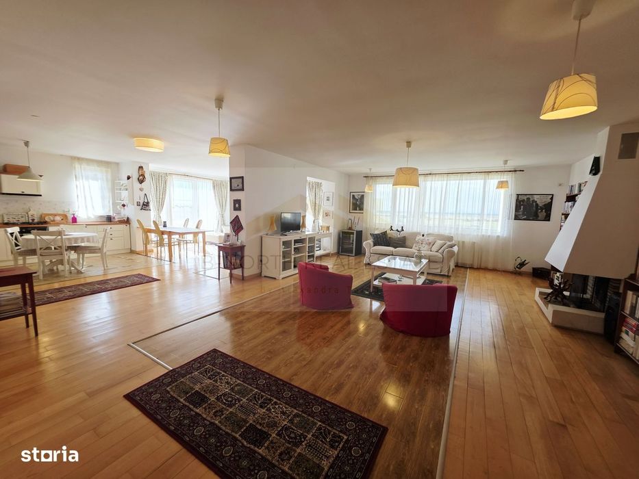Penthouse 148mp  cu terase75 mp și șemineu | Corbeanca