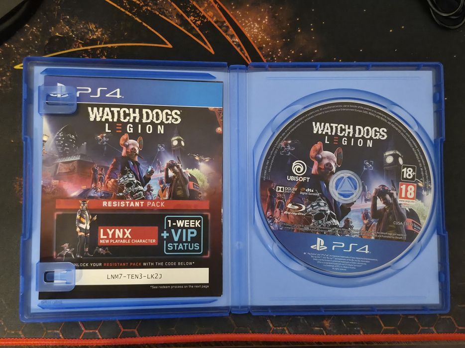 Watchdogs legion PS4/PS5