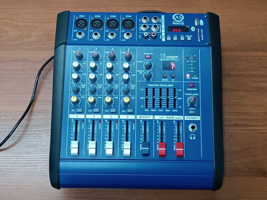 Обмен усилитель 250Вт микшер на колонки S90, S90D.