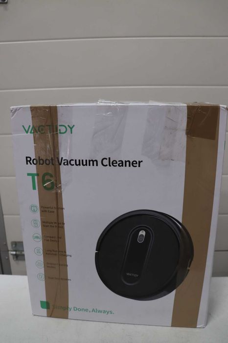 Роботизирана прахосмукачка Vactidy T6, тънка, тиха, WiFi//Alexa/Siri
