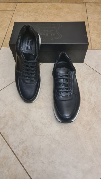 Кроссовки кожаные Албен,новые,.