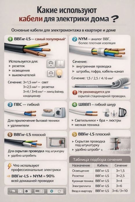 Услуга электрика