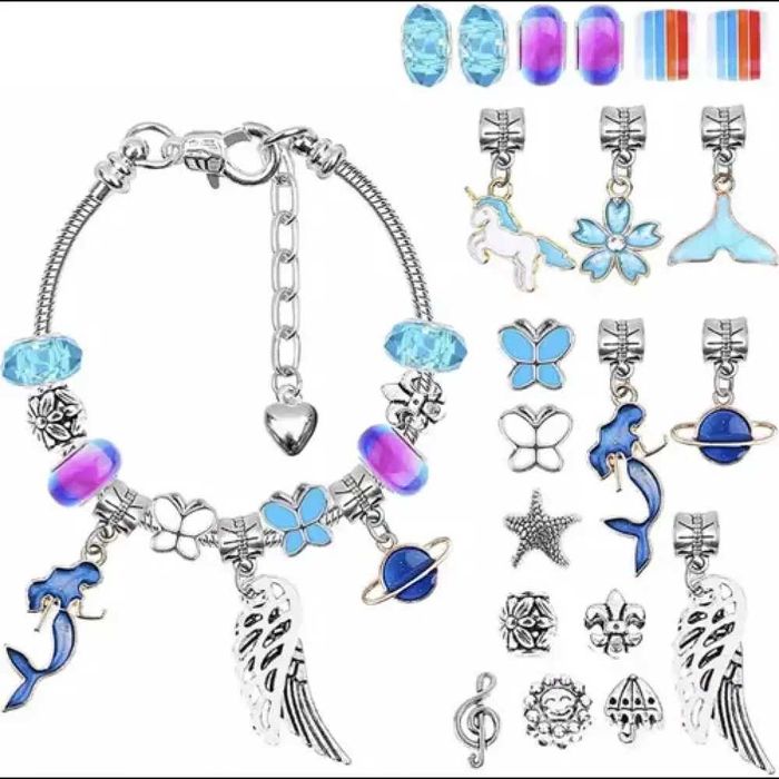 Игра комплект за изработка на бижута/ гривни - подарък за момиченца