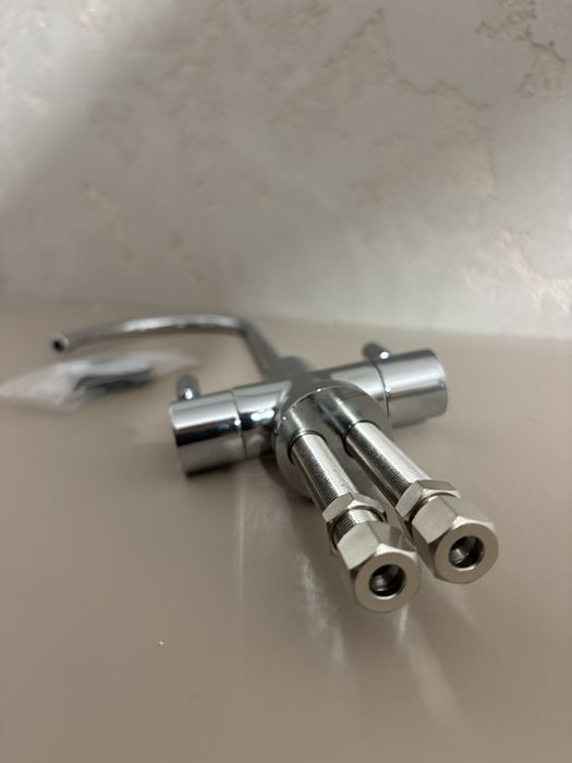 Смесител за филтрирана вода/осмозна система-двоен