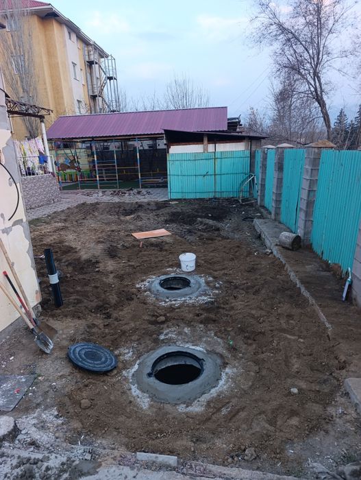 Септик под ключ,копка траншей, туалет