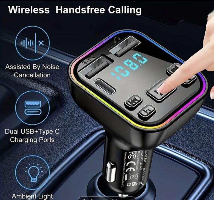 Player,încărcare rapidă,apeluri mână liberă,transmițător FM,