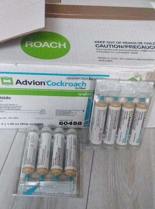 Настоящий Advion Cockroach средство от тараканов. Доставка Бесплатно.