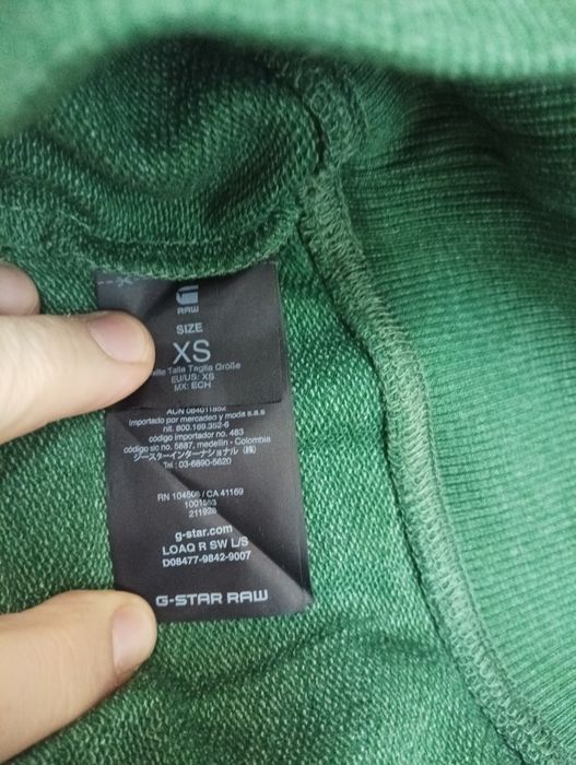 Оригинален суичър G-Star Raw Loaq XS , S нов мъжки блуза фланела анцуг