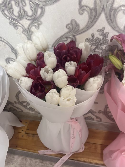 Букеты тулпаны гүлдер