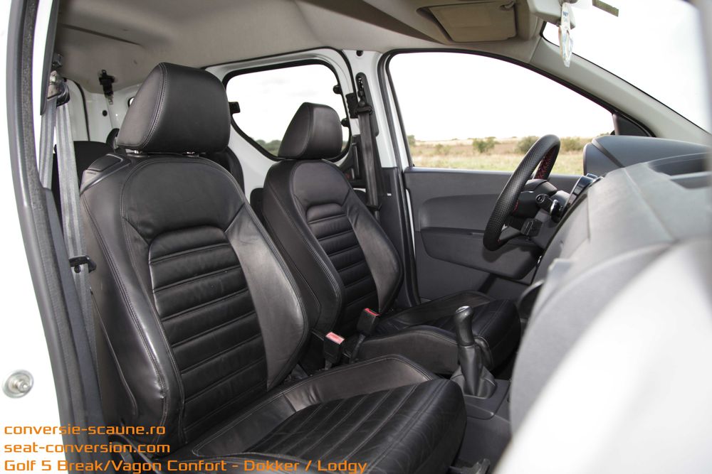 Sistem adaptare scaune de VW Scirocco pe Lodgy Dokker