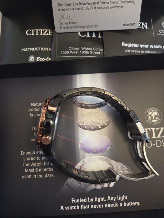 Ceas Citizen ECO-DRIVE model AT4028-03 Limited edition 1990/2500
