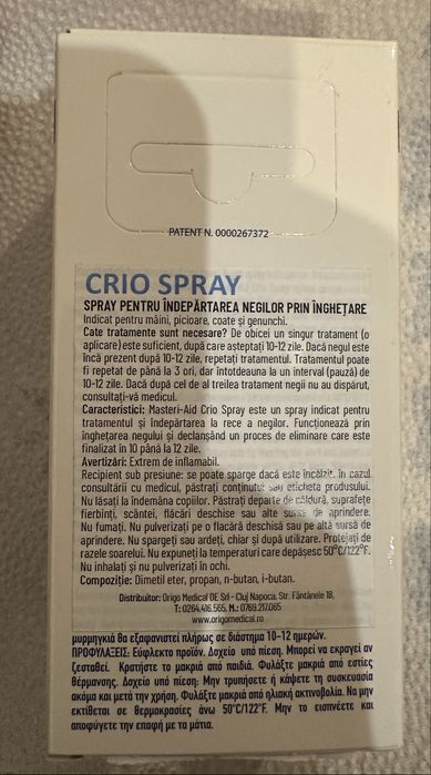 Crio Spray veruci