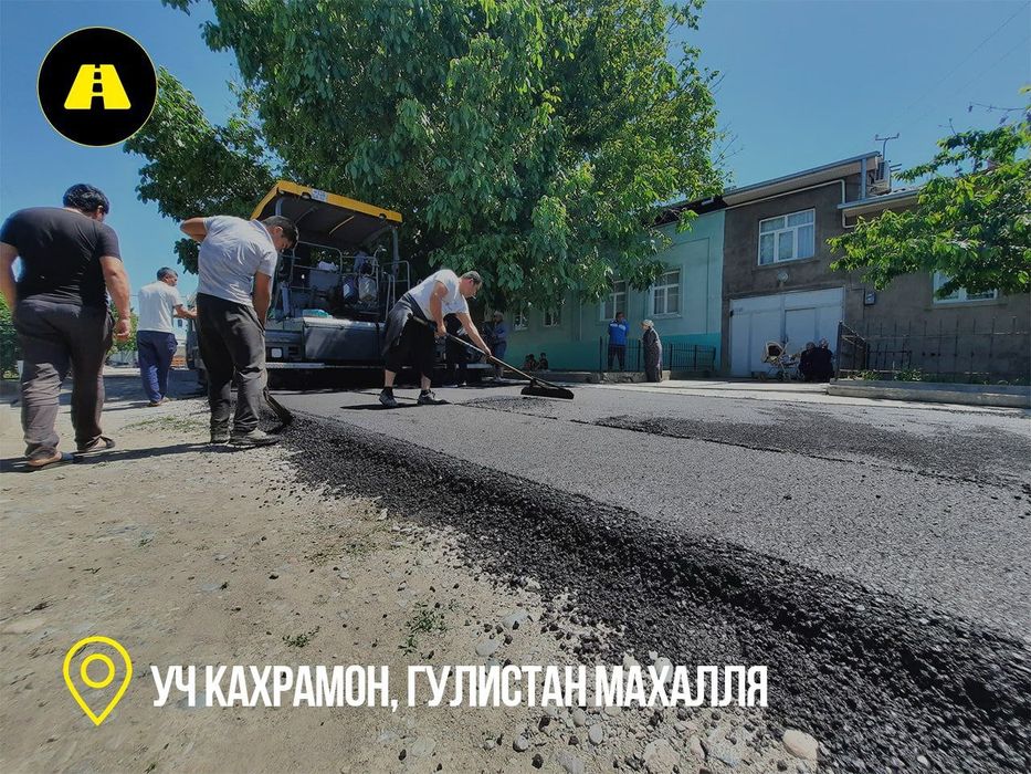Asfalt  latok bardiyor oʻrnatish xizmati