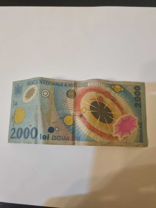 Bancnota 2000 lei, eclipsa