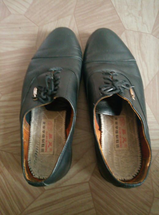 Кожаные мужские туфли. Размер 42