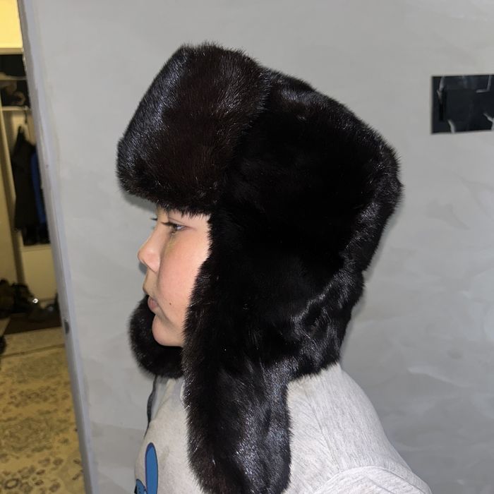 ушанка норковая шапка