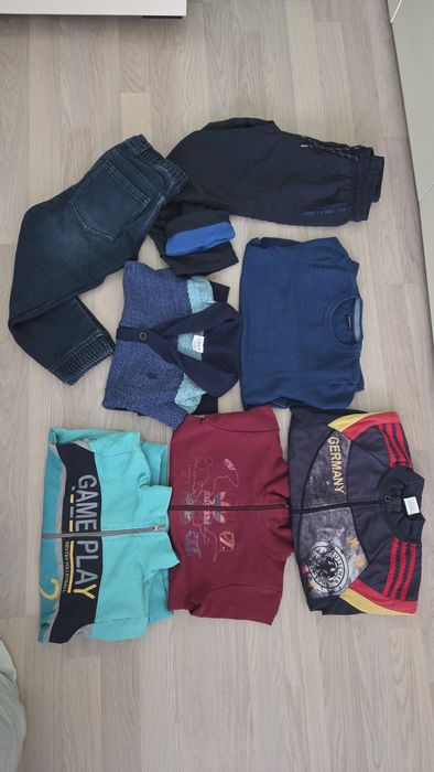 Лот дрехи и якета есен зима US Polo, HM, LC Waikiki  122 см  Tommy Hilfiger