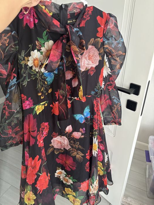 Платье натуральный шифон новая