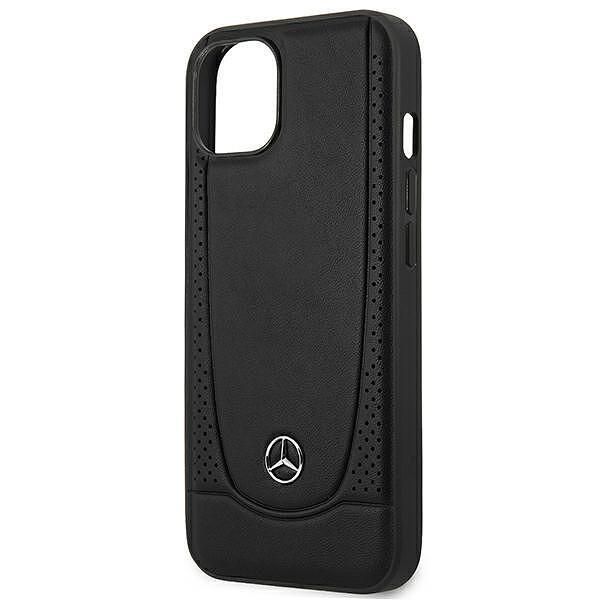 Mercedes hardcase leather urban - лицензиран кожен кейс за iphone 15,