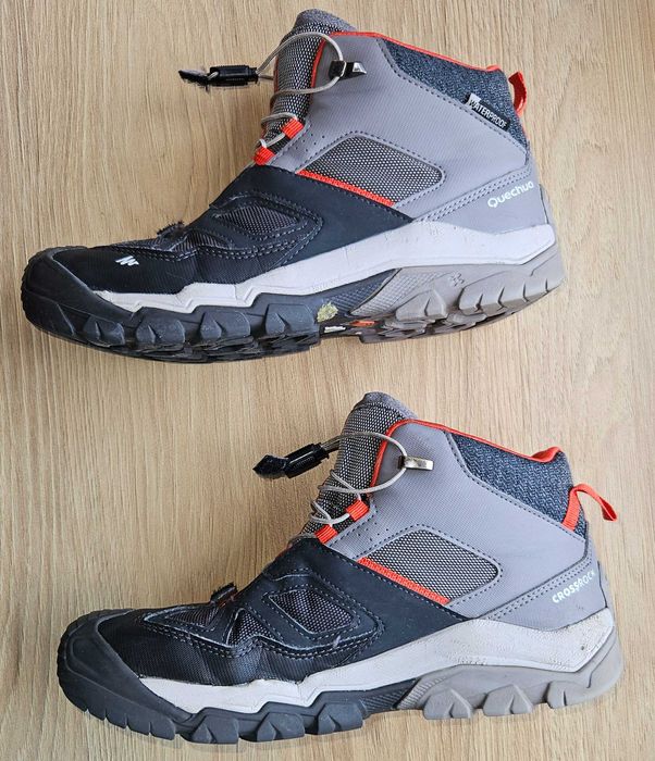 Ghete / bocanci impermeabili copii Quechua Crossrock 37