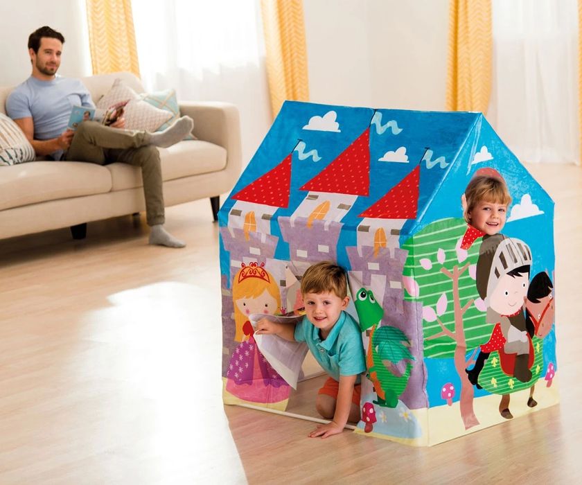 Детска палатка за игра Кралски замък / Джунгла INTEX Royal Castle / Ju