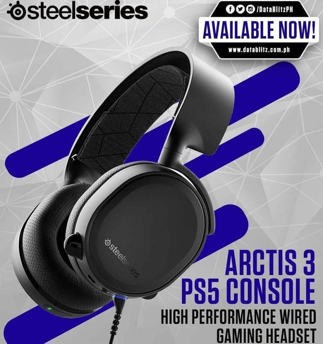 Steelseries Arctis 3 PS5 Console Игровые Наушники/Гарнитура