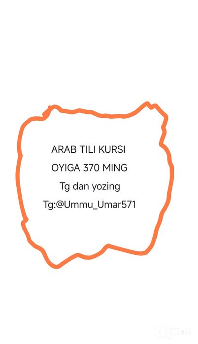Online ayollar uchun Arab tili kursi oyiga 370 ming